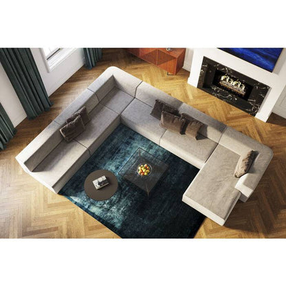 Luxury Blue Viscose Carpet
