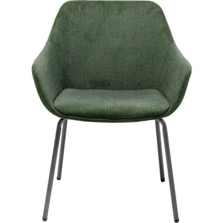 Chair with Armrest Avignon Green - JULIA VENCE STORE