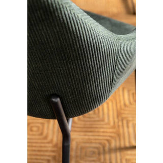 Chair with Armrest Avignon Green - JULIA VENCE STORE