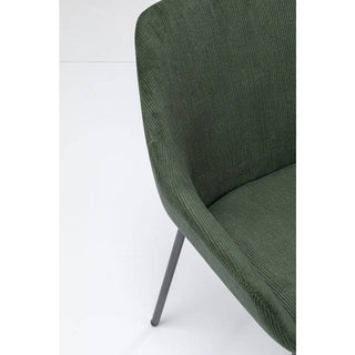 Chair with Armrest Avignon Green - JULIA VENCE STORE