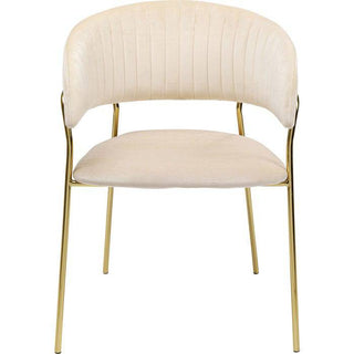 Chair with Armrest Belle Creme (2/Set) - JULIA VENCE STORE