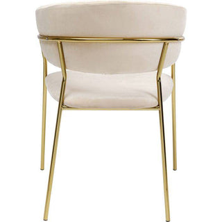 Chair with Armrest Belle Creme (2/Set) - JULIA VENCE STORE