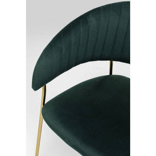Chair with Armrest Belle Green (2/Set) - JULIA VENCE STORE