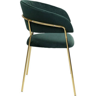 Chair with Armrest Belle Green (2/Set) - JULIA VENCE STORE