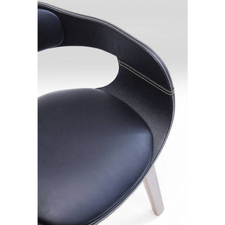 Chair with Armrest Costa Walnut - JULIA VENCE STORE