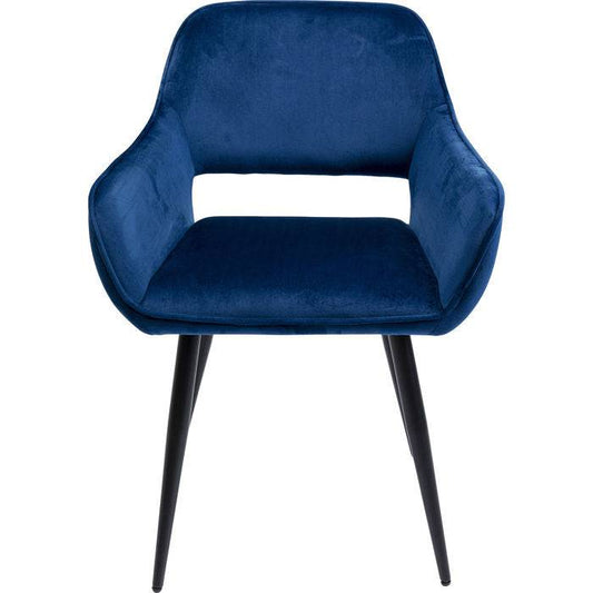 Chair with Armrest San Francisco Blue - JULIA VENCE STORE