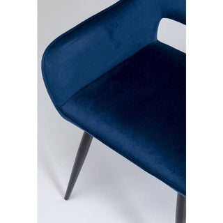 Chair with Armrest San Francisco Blue - JULIA VENCE STORE