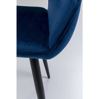 Chair with Armrest San Francisco Blue - JULIA VENCE STORE