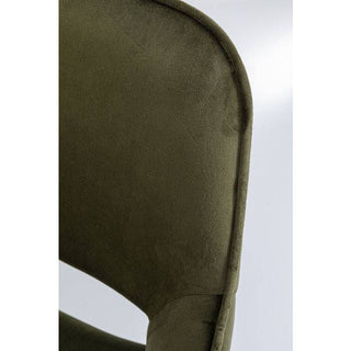Chair with Armrest San Francisco Dark Green - JULIA VENCE STORE