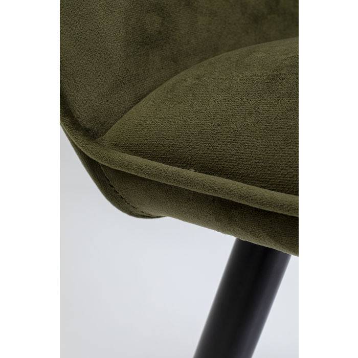 Chair with Armrest San Francisco Dark Green - JULIA VENCE STORE