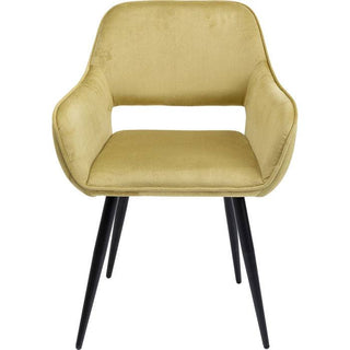 Chair with Armrest San Francisco Light Green - JULIA VENCE STORE
