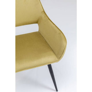 Chair with Armrest San Francisco Light Green - JULIA VENCE STORE
