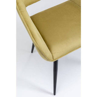 Chair with Armrest San Francisco Light Green - JULIA VENCE STORE