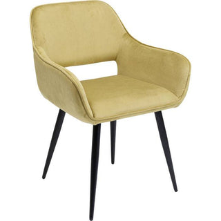Chair with Armrest San Francisco Light Green - JULIA VENCE STORE