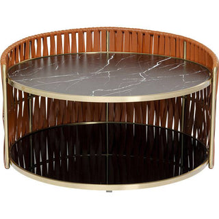 Coffee Table Copper Ø86cm - JULIA VENCE STORE