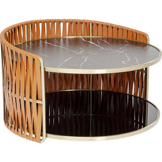 Coffee Table Copper Ø86cm - JULIA VENCE STORE