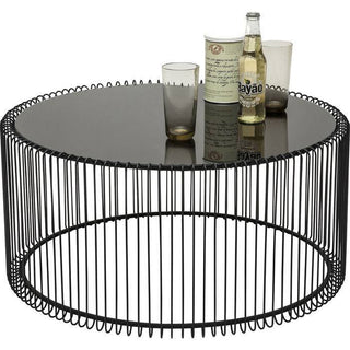 Modern Black Glass Coffee Table