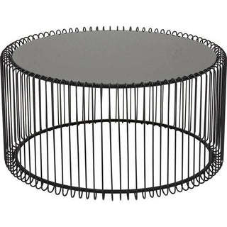 Modern Black Glass Coffee Table