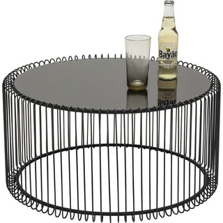 Modern Black Glass Coffee Table