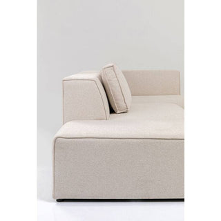 Corner Sofa Infinity Ottomane Creme Right - JULIA VENCE STORE