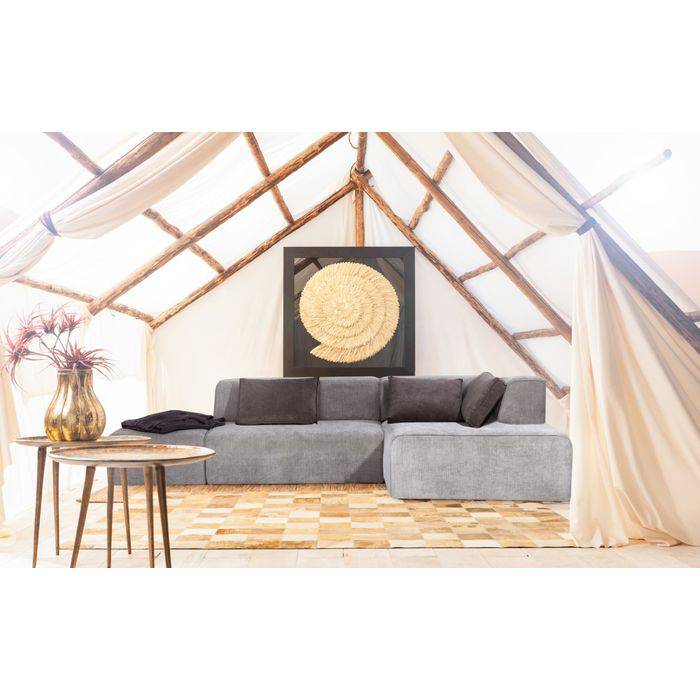 Corner Sofa Infinity Ottomane Grey Right - JULIA VENCE STORE