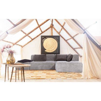 Corner Sofa Infinity Ottomane Grey Right - JULIA VENCE STORE
