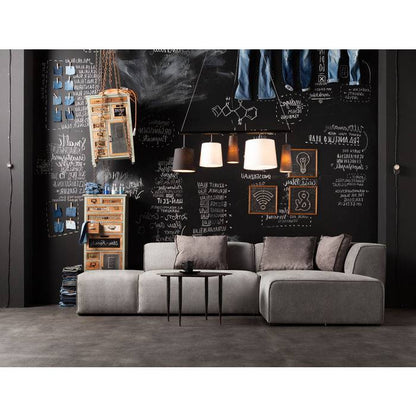Corner Sofa Infinity Ottomane Grey Right - JULIA VENCE STORE