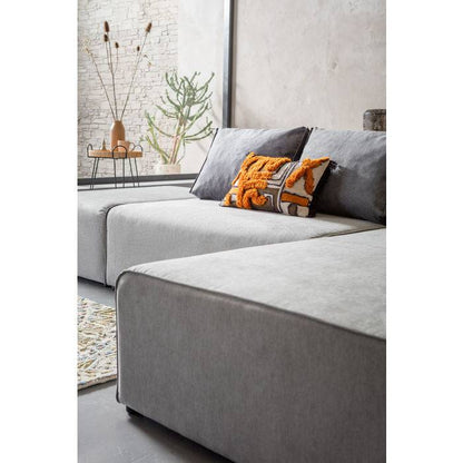 Corner Sofa Infinity Ottomane Grey Right - JULIA VENCE STORE