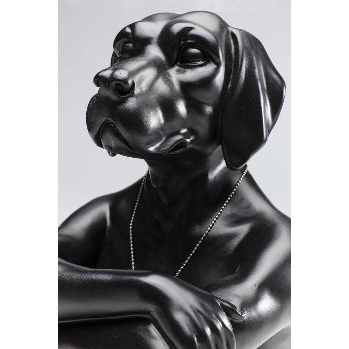 Deco Figurine Gangster Dog Black - JULIA VENCE STORE