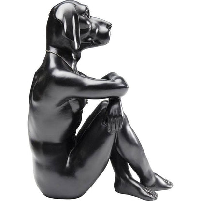 Deco Figurine Gangster Dog Black - JULIA VENCE STORE