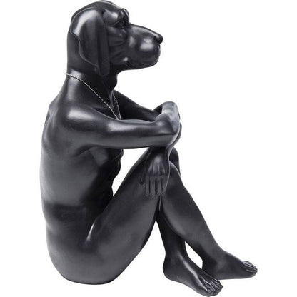 Deco Figurine Gangster Dog Black - JULIA VENCE STORE