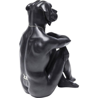 Deco Figurine Gangster Dog Black - JULIA VENCE STORE