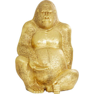 Deco Figurine Gorilla Gold XL 180 - JULIA VENCE STORE
