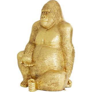 Deco Figurine Gorilla Gold XL 180 - JULIA VENCE STORE