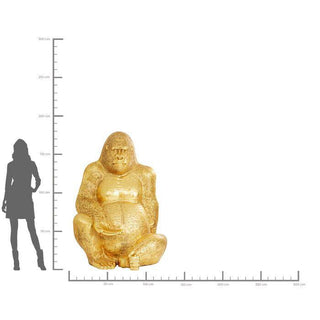 Deco Figurine Gorilla Gold XL 180 - JULIA VENCE STORE