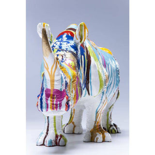 Deco Figurine Rhino Colore 26cm - JULIA VENCE STORE