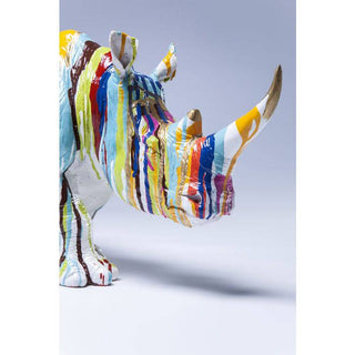 Deco Figurine Rhino Colore 26cm - JULIA VENCE STORE
