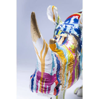 Deco Figurine Rhino Colore 26cm - JULIA VENCE STORE