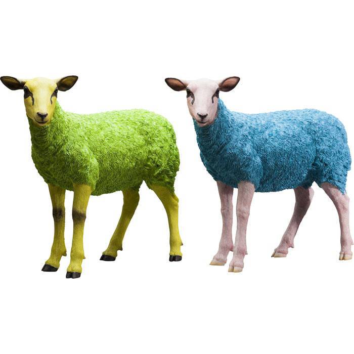 Colorful Sheep Figurine