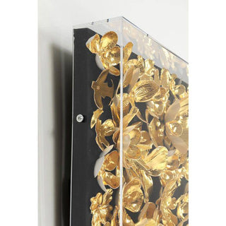 Gold Flower Wall Art 
