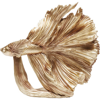 Golden Betta Fish Decor 