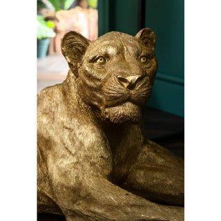 Deco Object Lion Gold 113cm - JULIA VENCE STORE