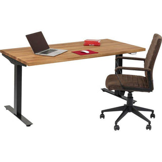 Desk Office Jackie Oak Black 160x80 - JULIA VENCE STORE