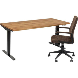 Desk Office Jackie Oak Black 160x80 - JULIA VENCE STORE