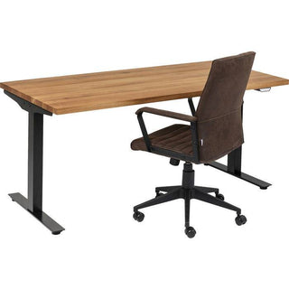 Desk Office Jackie Oak Black 160x80 - JULIA VENCE STORE