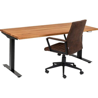 Desk Office Jackie Oak Black 160x80 - JULIA VENCE STORE