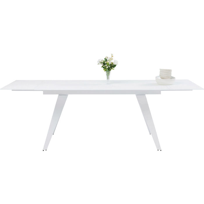 Extension Table Amsterdam White 160(40+40)x90cm - JULIA VENCE STORE