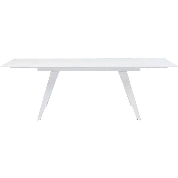 Extension Table Amsterdam White 160(40+40)x90cm - JULIA VENCE STORE