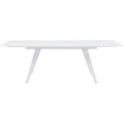 Extension Table Amsterdam White 160(40+40)x90cm - JULIA VENCE STORE