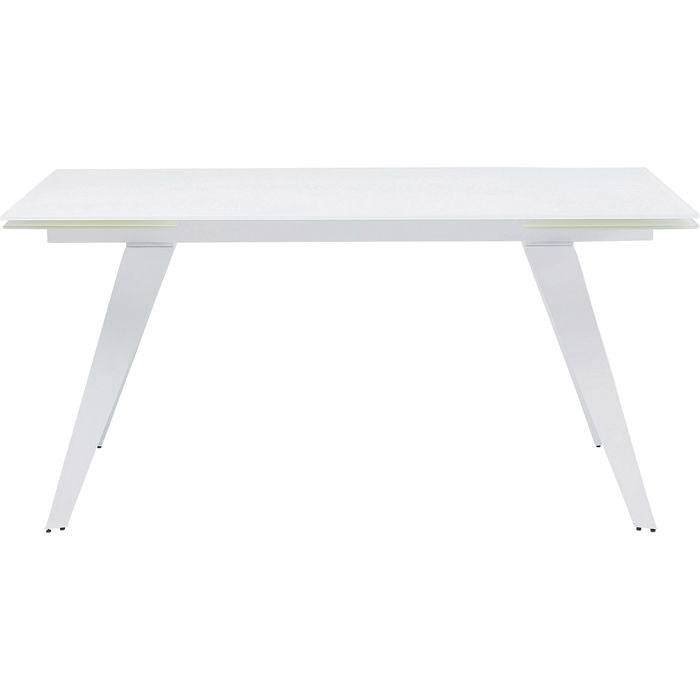 Extension Table Amsterdam White 160(40+40)x90cm - JULIA VENCE STORE